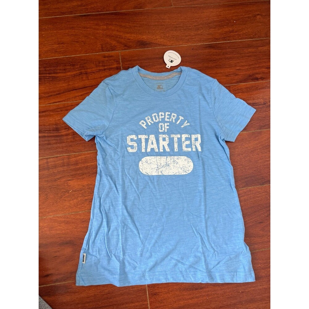 Starter Property Of Starter Blue T-Shirt XL